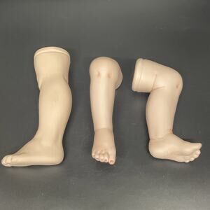 Vintage Donna Rubert 1994 Porcelain Doll Legs Lot of 3 Parts Doll Making